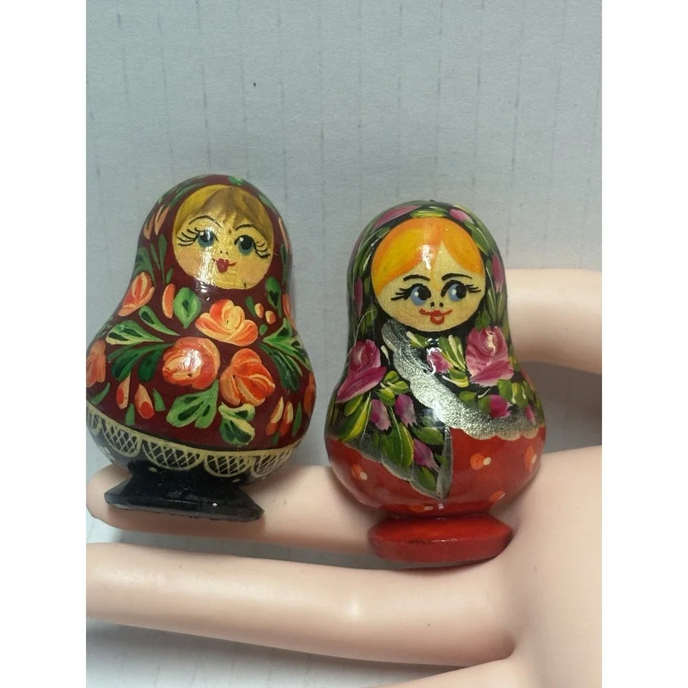 Russian Nesting Doll Look Refrigerator Magnet 2.5